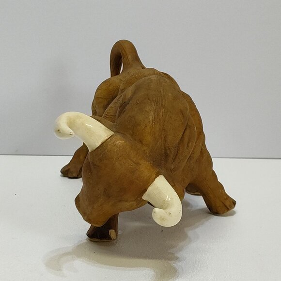 Napcoware Ceramic Bull Planter Sculpture MidCentury Modern C-4889 No Chips Dirty - Picture 2 of 13